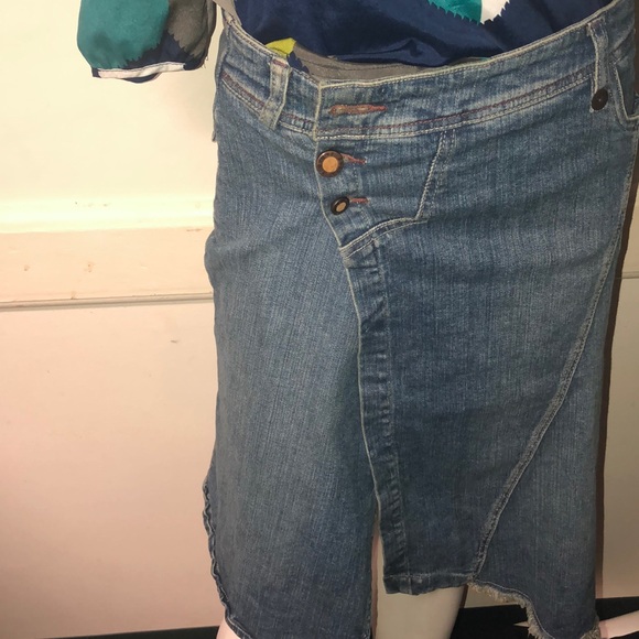 Apple Bottom size 2 Jean wrap around skirt - Picture 1 of 8